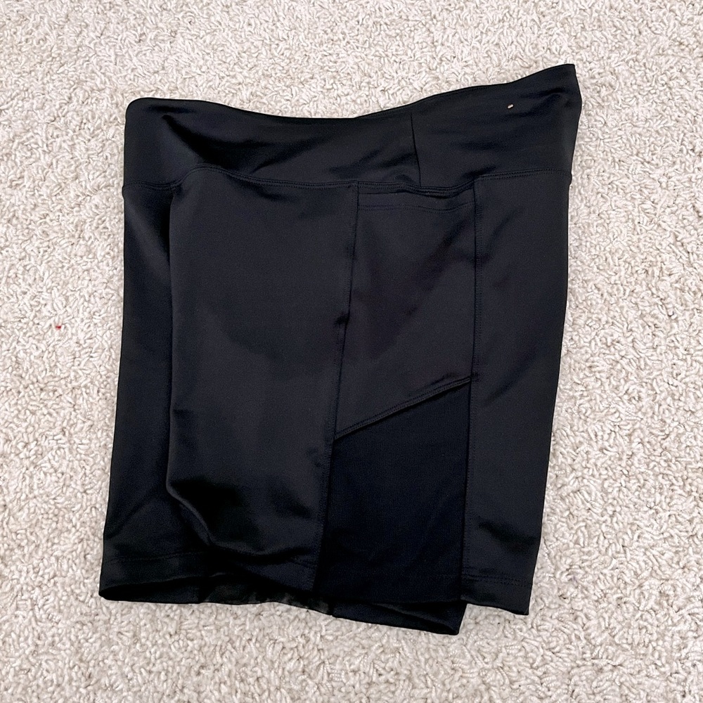 Black biker shorts